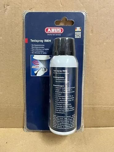 ABUS Testspray RWM – sprej za proveru detektora dima - Namenjen na lalafo.rs ABUS Testspray RWM – sprej za proveru detektora dima - Namenjen