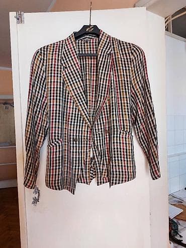 kom sa etiketom: BLEJZER KARO LETNJI Prelep letnji lagani blejzer, sareni karo dizajn at lalafo.rs — 2 kom sa etiketom: BLEJZER KARO LETNJI Prelep letnji lagani blejzer, sareni karo dizajn — 2