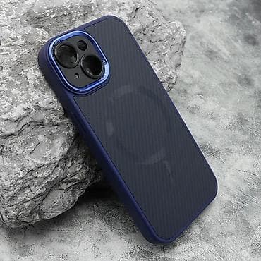 Futrola CARBON MagSafe za iPhone 15 (6.1) plava (small camera). Uz na lalafo.rs — 1 Futrola CARBON MagSafe za iPhone 15 (6.1) plava (small camera). Uz — 1