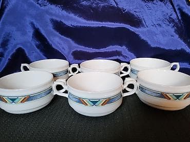 Porcelanske nove cinije Jlmenau Nemacka za supe,corbe,poslastice 1991g na lalafo.rs — 5 Porcelanske nove cinije Jlmenau Nemacka za supe,corbe,poslastice 1991g — 5