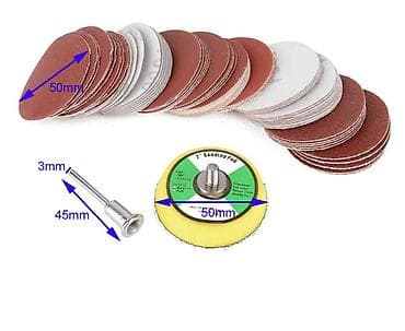 Electric Polishers: Nov komplet 60 šmirgli sa različitom hrapavošću: 100, 240, 600, 800 at lalafo.rs — 3 Electric Polishers: Nov komplet 60 šmirgli sa različitom hrapavošću: 100, 240, 600, 800 — 3