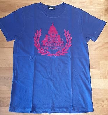 Men's T-shirt Fred Perry, bоја - Svetloplava na lalafo.rs — 1 Men's T-shirt Fred Perry, bоја - Svetloplava — 1