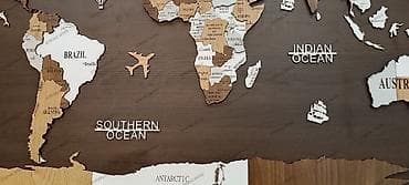 Antique Decor: Mapa sveta sa podlogom akcija Mapa je izrađena iz delovoa sa 3D at lalafo.rs — 1 Antique Decor: Mapa sveta sa podlogom akcija Mapa je izrađena iz delovoa sa 3D — 1