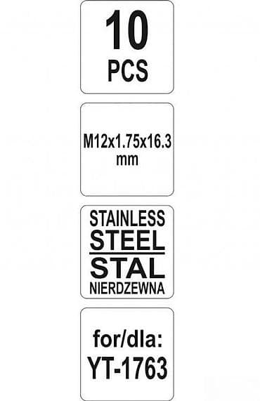 Tool Accessories & Attachments: YATO navojne umetke – set 10 kom - Model: YT-1768 - Dimenzije: M12 x at lalafo.rs — 1 Tool Accessories & Attachments: YATO navojne umetke – set 10 kom - Model: YT-1768 - Dimenzije: M12 x — 1