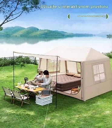 Camping equipment: Šator na naduvavanje – samonoseća konstrukcija od cerade - Prostran at lalafo.rs — 5 Camping equipment: Šator na naduvavanje – samonoseća konstrukcija od cerade - Prostran — 5