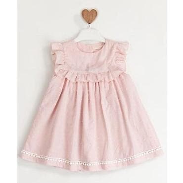 Roze haljinica za devojčice - Nježna pastelno roze boja - Kroj na lalafo.rs Roze haljinica za devojčice - Nježna pastelno roze boja - Kroj