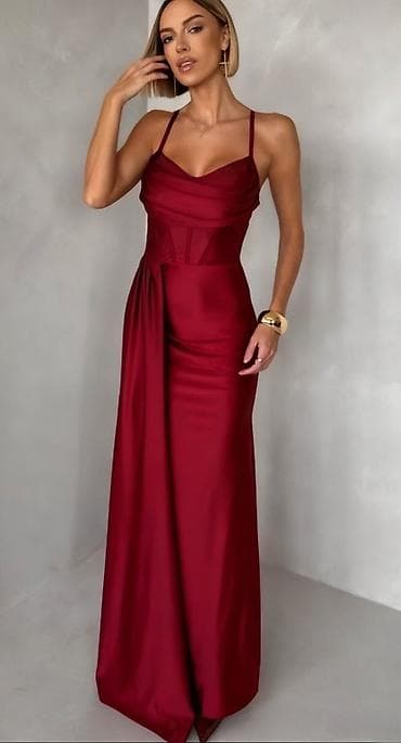 ✨Elegantna duga večernja haljina sa korset-krojem ✅ 2600 din Uni at lalafo.rs — 1 ✨Elegantna duga večernja haljina sa korset-krojem ✅ 2600 din Uni — 1