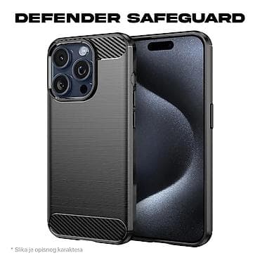 Maska Defender Safeguard za iPhone 16 Pro Max 6.9 crna. Kataloški at lalafo.rs — 1 Maska Defender Safeguard za iPhone 16 Pro Max 6.9 crna. Kataloški — 1