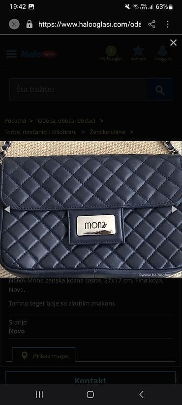 Mona tasna original od ciste koze cena zadnjs i fiksna na lalafo.rs Mona tasna original od ciste koze cena zadnjs i fiksna