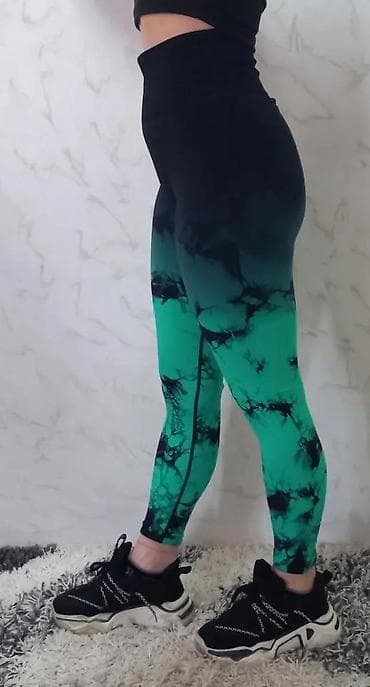 Leggings, Bike shorts: Ženske sportske helanke visokog struka - Model: duge helanke sa at lalafo.rs — 1 Leggings, Bike shorts: Ženske sportske helanke visokog struka - Model: duge helanke sa — 1