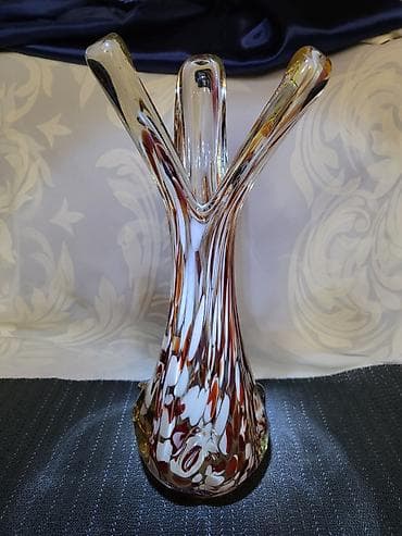Vases and pots: Vaza 1 murano Dragan Drobnjak rucni rad iz 70ih. Vaza duvano at lalafo.rs — 1 Vases and pots: Vaza 1 murano Dragan Drobnjak rucni rad iz 70ih. Vaza duvano — 1