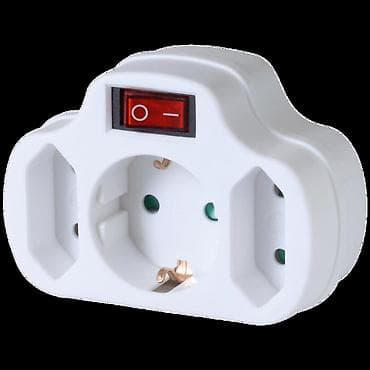 kom sa etiketom: Strujni razdelnik sa 3 utičnice + prekidač. Napon: 250 V~ / 50 Hz at lalafo.rs — 1 kom sa etiketom: Strujni razdelnik sa 3 utičnice + prekidač. Napon: 250 V~ / 50 Hz — 1