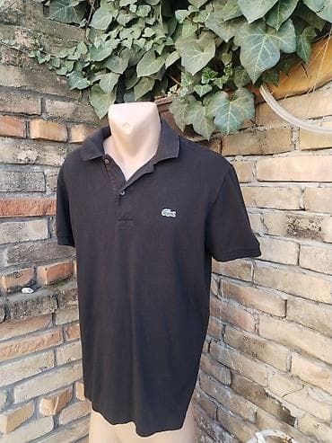 Men's T-shirt Lacoste, bоја - Crna na lalafo.rs Men's T-shirt Lacoste, bоја - Crna