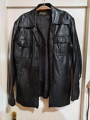 Muska kozna jakna odlicno stanje,velicina s mere : ramena 46 na lalafo.rs — 3 Muska kozna jakna odlicno stanje,velicina s mere : ramena 46 — 3