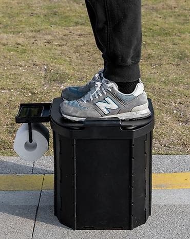 Prenosiva sklopiva toaleta/kampa kutija sa poklopcem - Višenamenska na lalafo.rs — 2 Prenosiva sklopiva toaleta/kampa kutija sa poklopcem - Višenamenska — 2