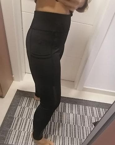 Helanke za trening – model “Stripe” - Boja: crna - Kroj: duge helanke na lalafo.rs — 7 Helanke za trening – model “Stripe” - Boja: crna - Kroj: duge helanke — 7