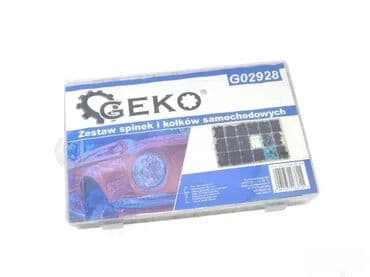 Set plastičnih kopči za auto - 456 kom Geko, Poljska Komplet od 456 na lalafo.rs Set plastičnih kopči za auto - 456 kom Geko, Poljska Komplet od 456