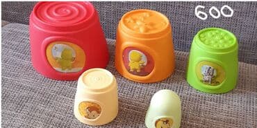 Set plastičnih čašica za slaganje za bebe/decu. - 6 čašica različitih na lalafo.rs Set plastičnih čašica za slaganje za bebe/decu. - 6 čašica različitih