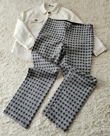 pantalone butiku ali: ZARA uske pantalone sa printom do članka duzina, sa strane na boku na lalafo.rs — 1 pantalone butiku ali: ZARA uske pantalone sa printom do članka duzina, sa strane na boku — 1