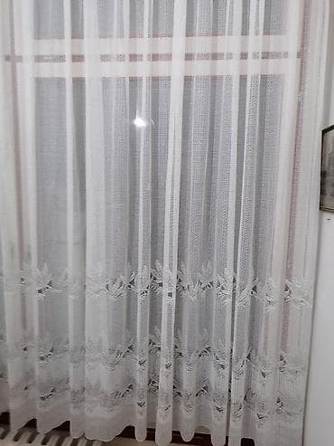 Zavese od bele čipke – klasičan model sa floralnim motivima - na lalafo.rs — 1 Zavese od bele čipke – klasičan model sa floralnim motivima - — 1