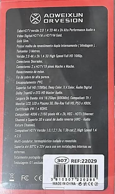 Electronics: HDMI kabl, 3m, 1080p, pozlaćen, 3D NOVO. Opis proizvoda at lalafo.rs — 4 Electronics: HDMI kabl, 3m, 1080p, pozlaćen, 3D NOVO. Opis proizvoda — 4