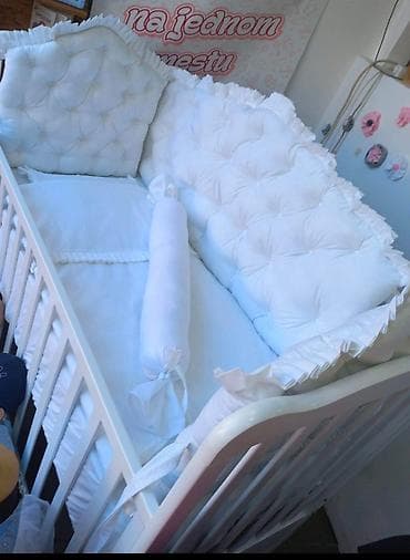 Posteljina za bebe. Ogradica, carsaf (na lastis 60×120), jorgan at lalafo.rs Posteljina za bebe. Ogradica, carsaf (na lastis 60×120), jorgan