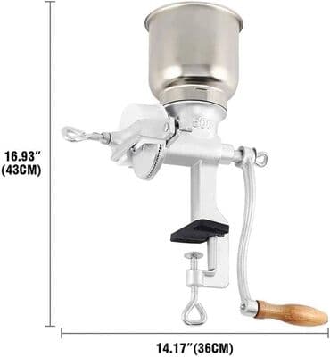 Ironing Boards: Ručna mlinica za žitarice sa stegom za sto - Materijal: telo od at lalafo.rs — 1 Ironing Boards: Ručna mlinica za žitarice sa stegom za sto - Materijal: telo od — 1