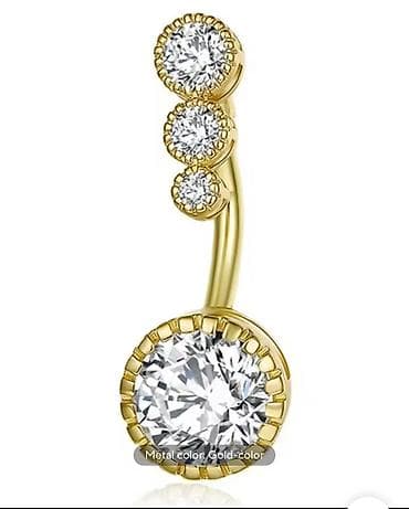 Pirsing od celika sa 3d kristalima. Novo. • •napomena: pre slanja at lalafo.rs — 2 Pirsing od celika sa 3d kristalima. Novo. • •napomena: pre slanja — 2