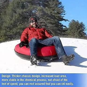 Снежна санка са конопцем за вучу са ручком, 100 цм тешка зимска снежна na lalafo.rs — 1 Снежна санка са конопцем за вучу са ручком, 100 цм тешка зимска снежна — 1