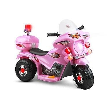 Dečiji električni motor na tri točka – roze - Pogon na akumulator na lalafo.rs Dečiji električni motor na tri točka – roze - Pogon na akumulator