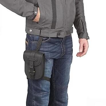 eko koza sa: Moto torbica za nogu/bedro – crna - Kompaktna torbica koja se nosi at lalafo.rs — 1 eko koza sa: Moto torbica za nogu/bedro – crna - Kompaktna torbica koja se nosi — 1