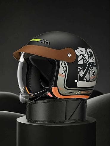 Naslov: Moto kaciga sa vizirom – univerzalna veličina | Retro dizajn | na lalafo.rs Naslov: Moto kaciga sa vizirom – univerzalna veličina | Retro dizajn |
