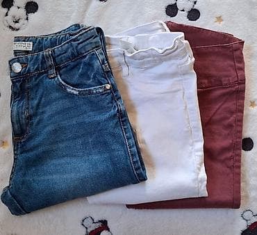 Paket pantalona za devojčice Veličina 146/152 H&M bele slim na lalafo.rs — 1 Paket pantalona za devojčice Veličina 146/152 H&M bele slim — 1