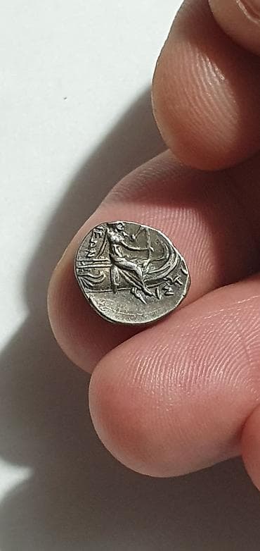 ☆ Rare Genuine Ancient Greek silver coin Euboia Histiaia 146-196 BC at lalafo.rs — 4 ☆ Rare Genuine Ancient Greek silver coin Euboia Histiaia 146-196 BC — 4