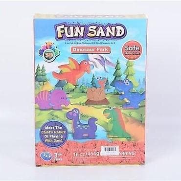 Creative & Educational Toys: FUN SAND – Dinosaur Park set za igru peskom - Kreativni set sa temom at lalafo.rs — 1 Creative & Educational Toys: FUN SAND – Dinosaur Park set za igru peskom - Kreativni set sa temom — 1