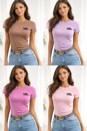 Ženska pamučna majica kratkih rukava – klasičan kroj sa okruglim na lalafo.rs — 6 Ženska pamučna majica kratkih rukava – klasičan kroj sa okruglim — 6