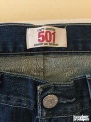 Homesuits: Original LeviS 501 farmerice 33 100% cotton Polustruk 45cm duzina at lalafo.rs — 2 Homesuits: Original LeviS 501 farmerice 33 100% cotton Polustruk 45cm duzina — 2