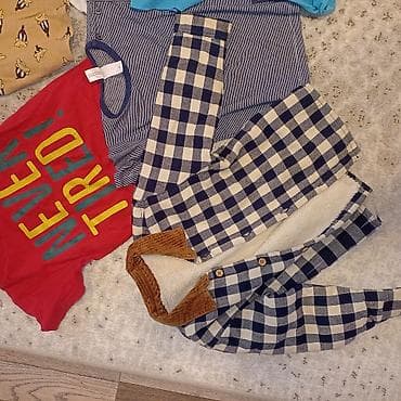 Paket dečije garderobe (dečak), razni komadi i stilovi. Sadržaj: - na lalafo.rs — 1 Paket dečije garderobe (dečak), razni komadi i stilovi. Sadržaj: - — 1