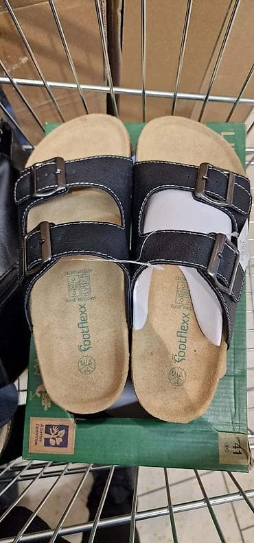 Muške kožne papuče/sandale Footflexx - Model sa dva široka kaiša at lalafo.rs — 9 Muške kožne papuče/sandale Footflexx - Model sa dva široka kaiša — 9