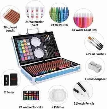Kids' Drawing Boards: M. 09. Umetnički komplet Universe za decu u metalnom koferu od 145 at lalafo.rs — 6 Kids' Drawing Boards: M. 09. Umetnički komplet Universe za decu u metalnom koferu od 145 — 6
