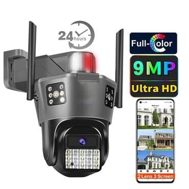 PTZ iP WIFI kamera sa 3 sočiva i alarmom 10X Zoom 8MPX Wi-Fi kamera na lalafo.rs PTZ iP WIFI kamera sa 3 sočiva i alarmom 10X Zoom 8MPX Wi-Fi kamera