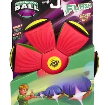 Frizbi i lopta 2u1 phlat ball crveni. frizbi i lopta 2u1 phlat ball