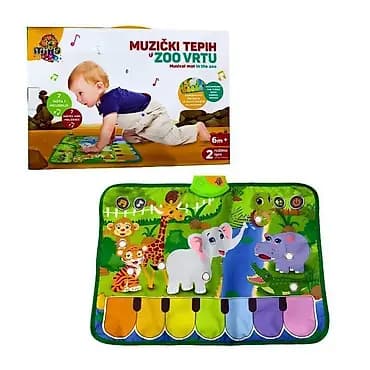 Muzicki tepih „U zoo vrtu“ – interaktivna podloga za bebe i malu decu
