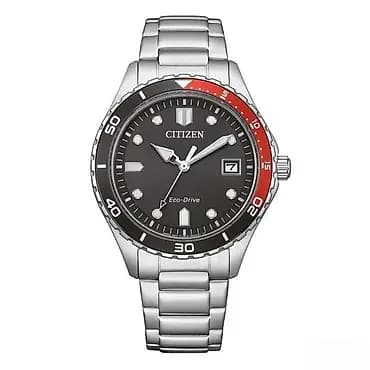 CITIZEN Sporty Aqua AW1820-81E - 37mm - Crna / Crvena Potpuno NOV sat