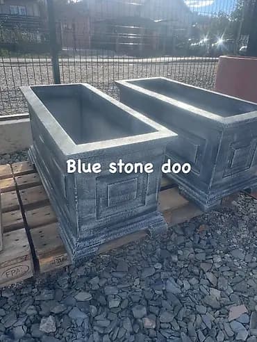 Dekorativne betonske žardinjere – pravougaoni model - Masivne ukrasne