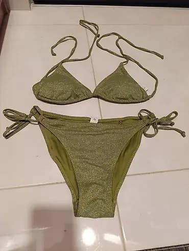 "Bonatti" dvodelni ženski bikini u maslinasto zelenoj boji sa