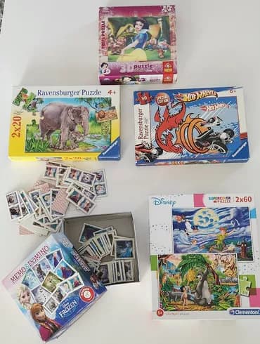 Slagalice za decu - Frozen memo i domino karte, Snezana 3d slagalica