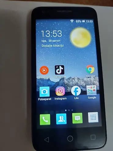 Alcatel pixi 3 Telefon je ispravan potpuno baterija dobra mislim da