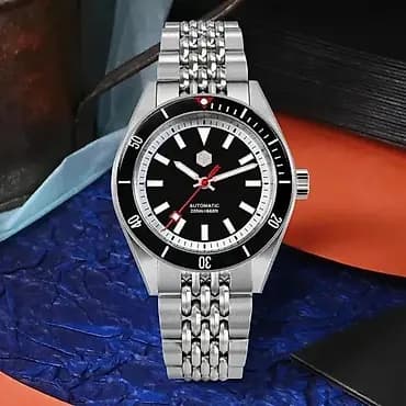 San Martin SN0115-G - 39.5mm - Crna - Seiko mehanizam Potpuno nov