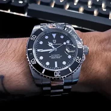 PAGANI DESIGN PD-1661 - 40mm - Crna - Rolex Submariner Hom Potpuno